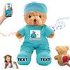 DRAJOIN Regalo personalizzato per infermieri e medici orsetto personalizzato con foto e testo, peluche orsacchiotto come regalo per medici, infermieri studenti di medicina, regali di laurea, 30cm