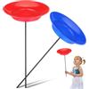 TOYANDONA Set di piatti giocoleria per bambini e adulti colorati con aste per girare e giocoleria giocattolo circo per feste e spettacolo