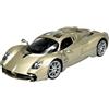 Generisch Welly Modello Auto Compatibile con Pagani Utopia Oro ca 1/24 1:24 Metallo Modello Auto Il Cast Nuovo in Scatola