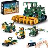 kiothdre Kit Robot Technic 5 in 1 Maschio Bambino 6-14 Anni, App e Telecomando Set Ccostruzione Robot Mietitrice/Carro Aratro/Autocisterna, Robotica STEM Rc Programmabile, Regalo per Bambina Maschio
