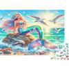 QKZJXNHPWR Sirena Puzzle per Adulti Puzzle 1000 Pezzi Paesaggio Oceano Relax Decorazione Casa Regalo 38x26cm/1000pcs