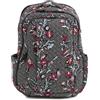 Vera Bradley Borsa da viaggio grande in cotone da donna, Perenni Noir Dot, Taglia unica