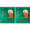 GYADA COSMETICS, Maschera Capelli in Tessuto Purificante e Antiforfora, ad Azione Sebo-riequilibrante, con Cuffia Termica, a Base di Menta e Zenzero, 60 ml (Confezione da 2)