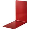 ALCO-Albert - Reggilibri in metallo rosso, 2 pezzi