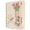 Kokonote Agenda Settimanale 2026 2027 - Diario Scoula per Università | Scuola Superiore, Weekly Planner, Copertina Rigida, Segnalibri, Stickers, Blossom, 17x21,5 cm