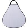 JAMNGHB Fotografia Modificatore di Luce Triangolo Riflettore Pieghevole Bordo 30cm/60cm/80cm Studio Riflettore Fotografico Professionale