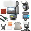 Godox IT32 per Nikon Fotocamera Flash IT32 TTL Mini Flash con X5N Trigger Flash Diffusore HSS 2.4GHz Sistema X GN18 Flash per Fotocamera Touchscreen Riflettore Integrato Luce LED Filtro Magnetico