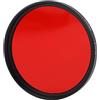 Phefop Filtro per Obiettivo Fotocamera, Filtro Fotografico Rosso Filettato in Vetro Ottico con Rivestimento Multistrato, Telaio in Lega di Alluminio per Obiettivi DSLR Che Migliorano i (58MM)