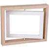 DFGBAPKBL Girevole Cornici Cornice girevole espositore da tavolo decorativo trasparente fai te for matrimoni(6 inch)