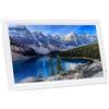 Generico Cornice for foto digitali da 32 pollici montata a parete - Display IPS FHD 1080p, lettore pubblicitario con sensore di movimento for casa e ufficio(Black)