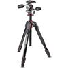 Manfrotto 190Go! Kit Treppiede 4 Sezioni in Alluminio, Testa a 3 Vie