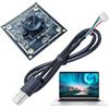 Generico Scheda Fotografica USB, Modulo Fotocamera HD | Modulo Della Fotocamera OV9732,Lence Ad Andgolo Largo, Accedsori Per Computer 1280x720p Per Il Riconoscimento Della Faccia E Licenza