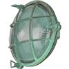 Licht-Erlebnisse Applique da esterno Ottone Vetro Marittimo Ø 21 cm E27 IP64 Verde Antico Resistente alle intemperie Faro esterno Casa Porta d'ingresso Terrazza