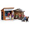 Lemax 03849 Accessorio Villaggio Natale: Noleggio Skate (set di 3)