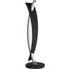 Lucande Lampadine LED lampada da tavolo nero-oro, argento, dimmerabile abat | lume da tavolo Moderno, 3000 K Bianco caldo per Soggiorno, Sala da pranzo