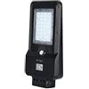 V-TAC LEDLUX FE4715N Lampione Stradale Led 15W Con Pannello Solare e Sensore Movimento 4000K Street Lamp Per Strada Giardino Villa SKU-8549