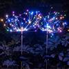 XIHAMA Luci solari da giardino a energia solare,confezione da 2 pezzi,200 LED,8 modalità di illuminazione,luci solari per esterni,impermeabili,per giardino,patio,vialetto,feste