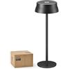 PHILIPS Lampada da tavolo senza fili, scrivania a LED portatile per esterno, alimentata a batteria ricaricabile, 2 altezze regolabili, controllo tattile e 3 colori con regolazione continua