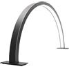 Generico Lampada Da Scrivania Per Unghie A Mezza Luna, A Led 3000-6000k Perfetta Per Manicure, Tatuaggio, Tecnica Ciglia, Manicure Led nero black
