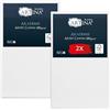 Artina Set da 2 Tela per Dipingere Grandi 100% Cotone Telaio Legno FSC® | 60x100cm bianca canvas tele per pittura Certificato deforma grande quadri Akademie