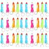 Toyvian Portachiavi Luminoso Razzo Con Design Creativo a Forma Di Testa Di Razzo Ciondolo Leggero E Robusto Per Zaini Chiavi E Borse Mini Torcia Notturna Portatile 2.6X0.8X0.8 Pollici