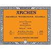 Arches Blocco Per Acquerello Incollato 4 Lati (20 Fogli) - Grana Torchon - 300 G/Mq - 46 X 61 cm