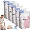Harresa No‑Pump 3D Vacuum Storage Bags - Press & Seal, Thickened Non Suction Vertical Compression Bag, Extra Large Storage, Reusable Vacuum Pack Bags for Clothes Duvet Travel and Home (5Pcs-L)