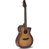 Applause Chitarra elettroacustica Applause - Jump OM Electro Cut Gloss - tavola in abete massiccio - fondo in ovangkol - cutaway - Vintage Cherry lucido - AEO-69-VC