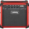 Laney LX15 Amplificatore di chitarra elettrica - AMP da 15 W, interruttore di azionamento, EQ a 3 bande, input Aux- AMP portatile compatto per principianti - rosso