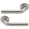 Bricard - Coppia di maniglie su rosone in acciaio inox Tempo, 668450