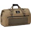 IRON JIA'S Borsa Impermeabile Moto da Sella e Posteriore Con Chiusura a Rotolo - Tracolla per Campeggio e Sport Acquatici - Marrone 50L