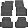 Mobil-Fan Set di tappetini in gomma per VW Volkswagen Polo VI (dal 2017) / T-ROC (dal 2017) / Seat Ibiza V (dal 2017) / Arona (dal 2017) / Ateca (dal 2016) - Bordo alto 15 mm