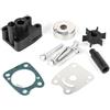 Rengue Kit di Riparazione Girante Pompa Acqua Fuoribordo 6E0-W0078-02 6E0-W0078-A2 6E0-W0078-00 con Guarnizione Piastra Antiusura Girante in Neoprene a Piena per Modelli Y