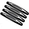 JUVEL Paraspigoli per portiera auto, protezione per paraurti, Auto Porta Protezione Paraurti Protezione Dell'impatto per le Automobili 4Pcs (Nero)