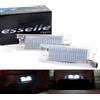 Esselle Parts Placchette Luci Targa LED Compatibili Alfa Romeo 147 156 159 4C Brera Giulietta GT Mito Spider 18 SMD CANBUS T10 W5W 6000K Bianco Freddo Plug & Play Nessun Messaggio di Errore