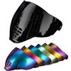 PSLER IC-06 visiera - Icon Airflite Visiera per Casco da Moto, Scudo per Viso, Accessori di Ricambio per Icon Airflite IC-06, Nero Scuro