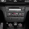 OAD In Fibra di carbonio Accessori Interni Auto Controllo Centrale Pannello CD Set Telaio Copertura Trim Per BMW Serie 1 E81 E82 E87 E88 2008-2013