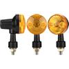 LIUCHUCHU Frecce Moto Lampada indicatore indicatori di direzione moto 2 pezzi Frecce Led Moto(Noir)
