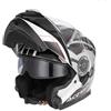 Generico Casco modulare Acerbis Serel Adventure / Touring Nero e Argento Taglia M
