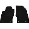 Mobil-Fan Set di tappetini anteriori in velluto per Opel Corsa E (2014 - 2019), tappetino auto guidatore, 2 pezzi, su misura