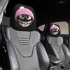 CHIHOLEN 2 coprisedili per poggiatesta auto, divertenti copricapo per sedili auto, copricapo universale per auto, copricapo per auto, copricapo divertenti, per Halloween (E)