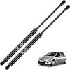 WateryWave 2X Ammortizzatori Posteriori per Clio 3 2005-2012 per #32062565, 8200299546 | Nero Molle a Gas Portellone Posteriore Acciaio al Carbonio Ammortizzatori Cofano Posteriore