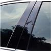 DZNEFYUP BC Colonna Adesivo Finestra Laterale Porta Per Peugeot 307 2001 2002 2003 2004 2005 2006 2007 2008 4 Pezzi Pilastri lucidati(Nero)