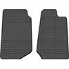Mobil-Fan Set di 2 tappetini in gomma anteriori per Jeep Wrangler III JK (2007 - 2018) - su misura