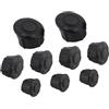 Generic For BMW for R1250GS R1200GS Tappi copri foro telaio Set Tappi decorativi telaio for R 1250 GS R 1200 GS LC for ADV for Adventure(Black)
