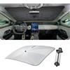 LUWU [Aggiornato] Ombrello Parasole Auto Compatibile con Citroen C5 Aircross Hybrid 2017-2025 Parabrezza Parasole Auto ad Ombrello Pieghevole per Parabrezza Anteriore Interno C5 Aircross Accessori
