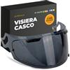 Everalo Visiera Compatibile con Arai Chaser X - Rx7v - Rx7x - Quantic - Quantum X - Concept X - Concept Xe - Renegade V - Profile V - Qv Pro - Vas V (Dark Fume')