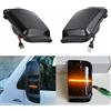 Car Passion Indicatore di direzione Freccia Specchietto laterale LED Compatibile con Ducato - Jumper - Boxer 2006-2021 Luce Dinamico Progressivo Fumè Nero Side Marker Dynamic (Ducato Boxer Jumper)