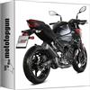 MOTOTOPGUN mivv scarico omologato cat-oem gp-pro inox nero compatibile con kawasaki z400 z-400 2019 2020 mototopgun