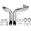LPOXD Tubo Scarico Motocicletta per Harley per Davidson T7 per Softail per Sportster 883 1200 Accessori Modificati Ricambio(B Silver)